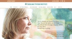 Desktop Screenshot of carolinasthyroidinstitute.com